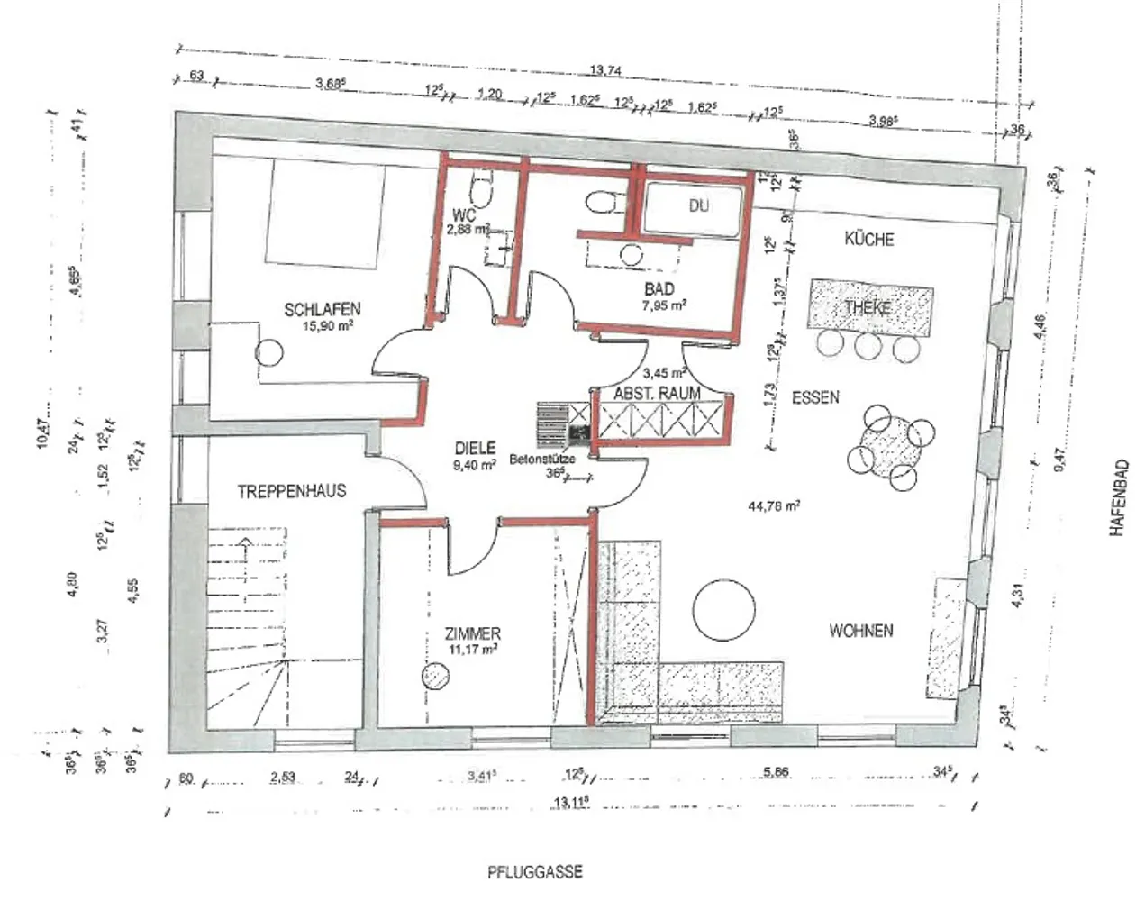 3 Zimmer Wohnung mit 100 m² in Ulm – Bild 9