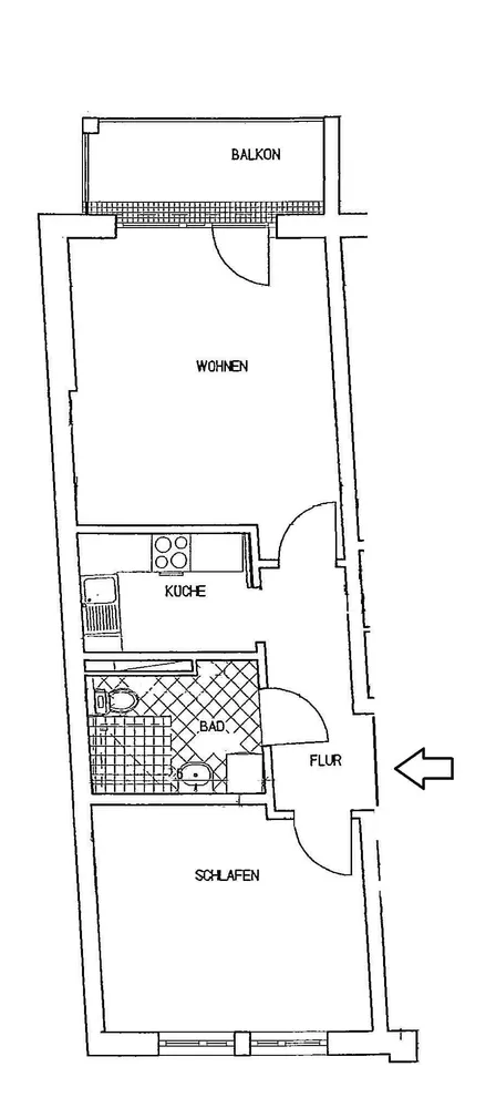 2 Zimmer Wohnung mit 48 m² in Dresden – Bild 5