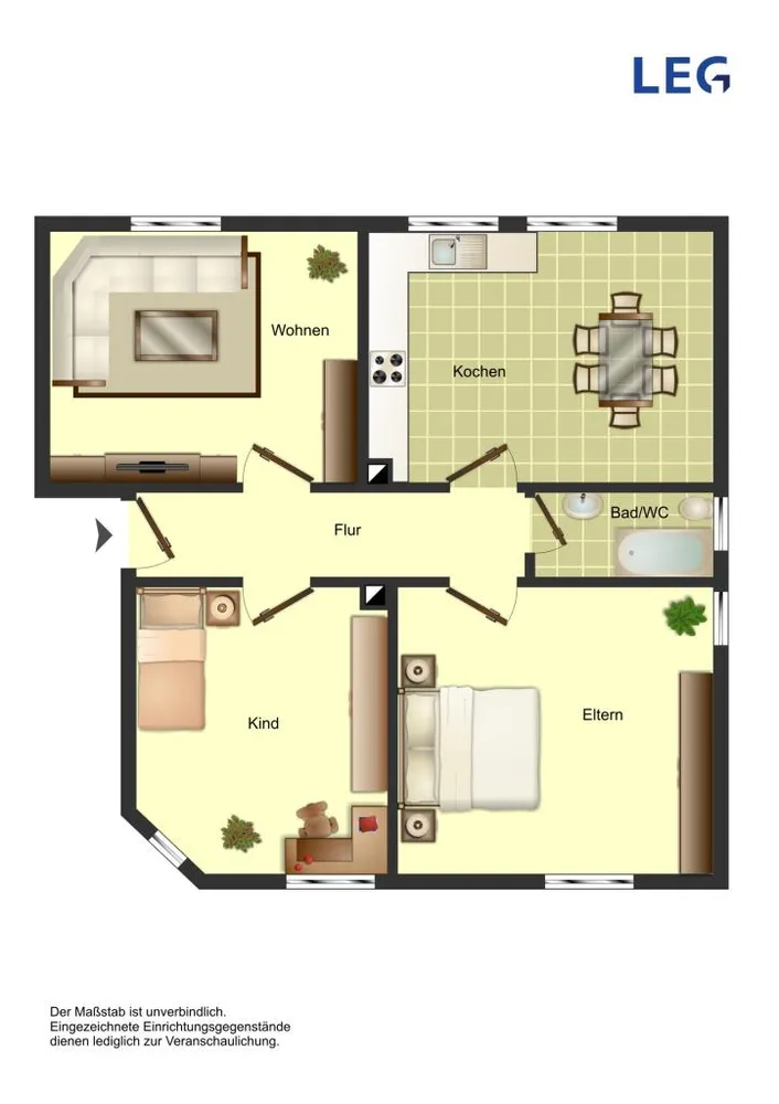 4 Zimmer Wohnung mit 85 m² in Wuppertal – Bild 5