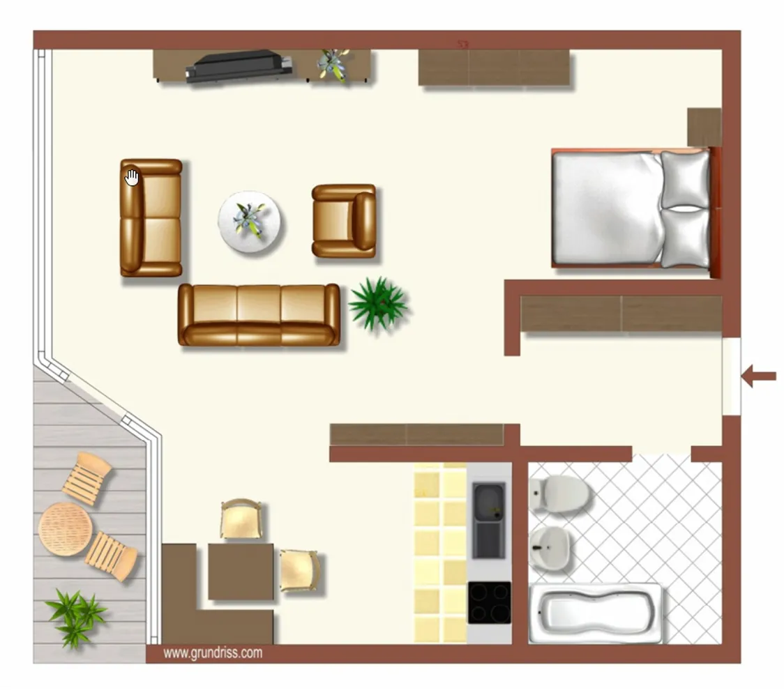 1 Zimmer Wohnung mit 45 m² in Krefeld – Bild 5