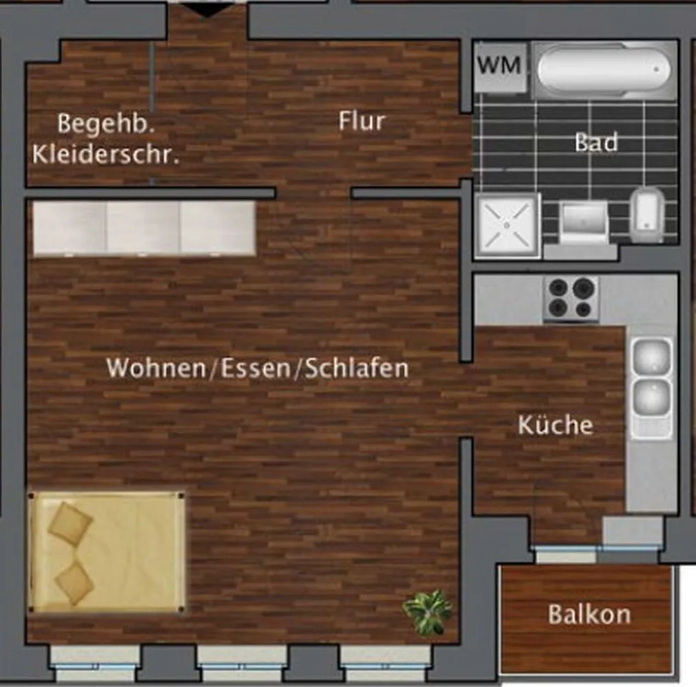 1 Zimmer Wohnung mit 49 m² in Leipzig – Bild 9