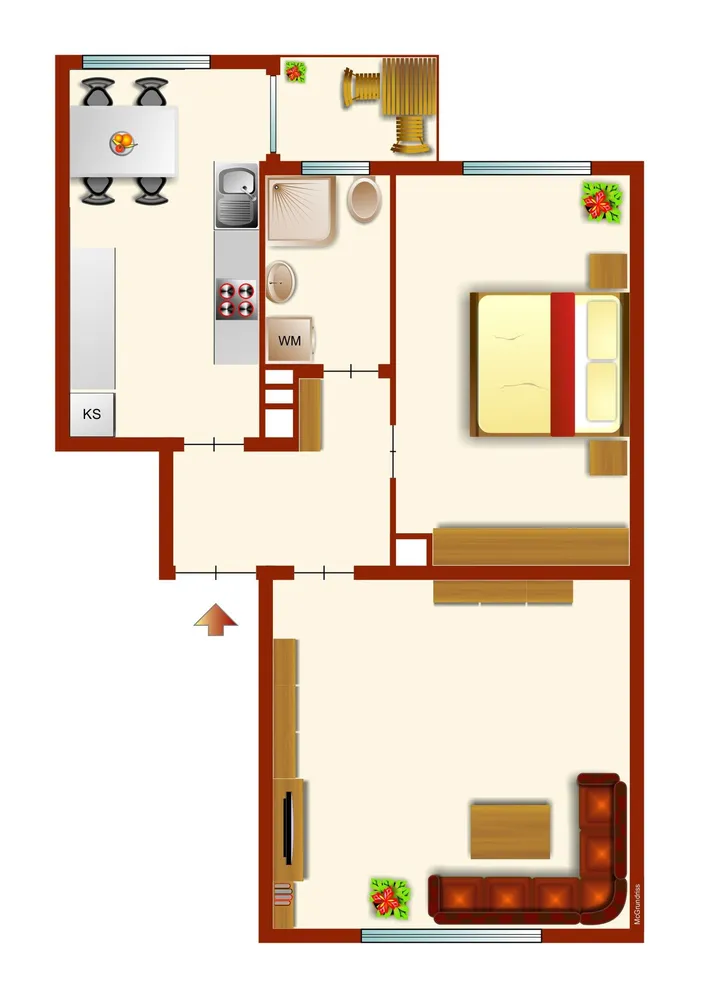 2 Zimmer Wohnung mit 57 m² in Karlsruhe – Bild 9