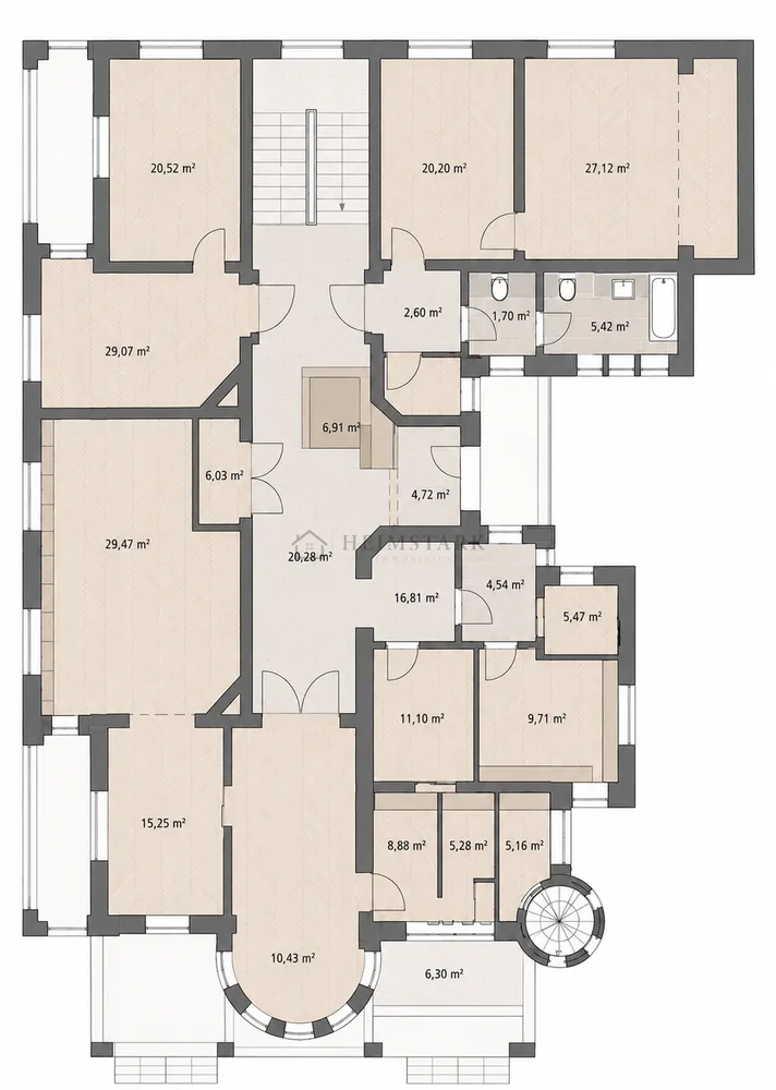 11 Zimmer Wohnung mit 265 m² in Leipzig – Bild 10