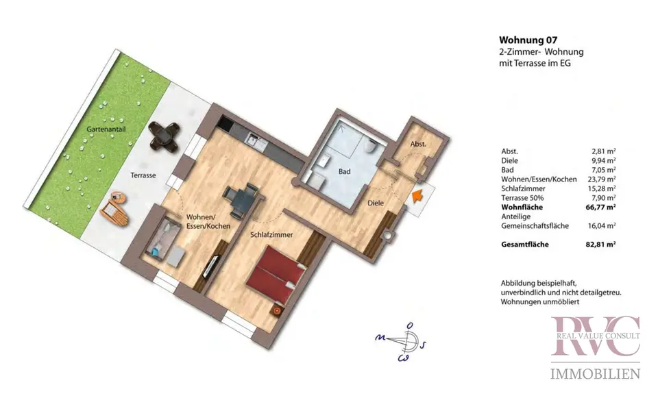 2 Zimmer Wohnung mit 67 m² in Traunstein – Bild 9