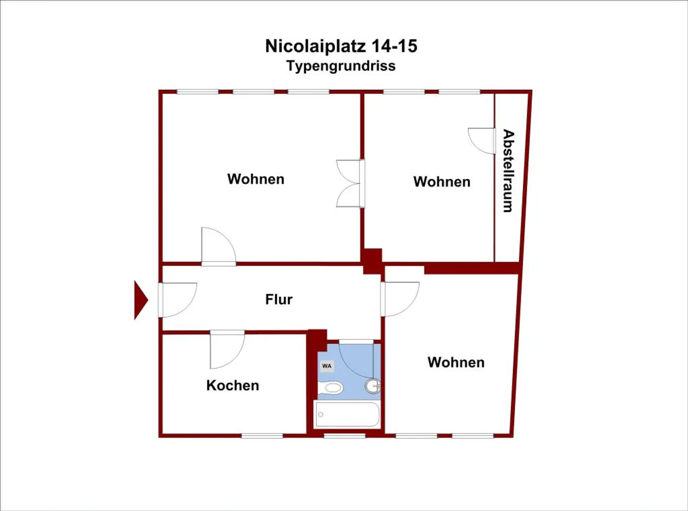 3 Zimmer Wohnung mit 85 m² in Brandenburg an der Havel – Bild 8