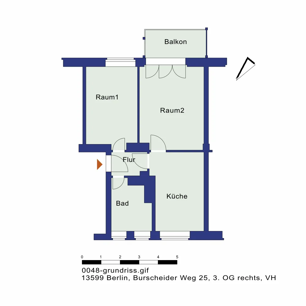 2 Zimmer Wohnung mit 46 m² in Berlin – Bild 8