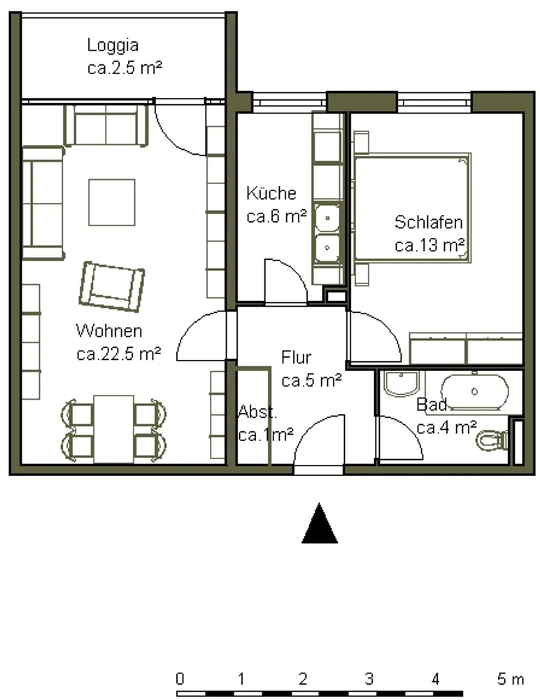 2 Zimmer Wohnung mit 54 m² in Hannover – Bild 4
