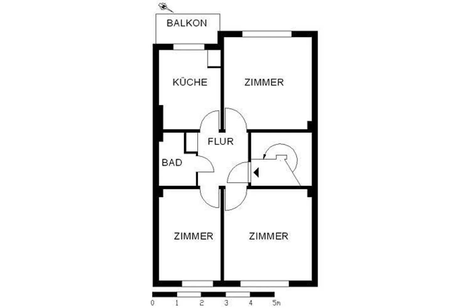 3 Zimmer Wohnung mit 54 m² in Bremen – Bild 4