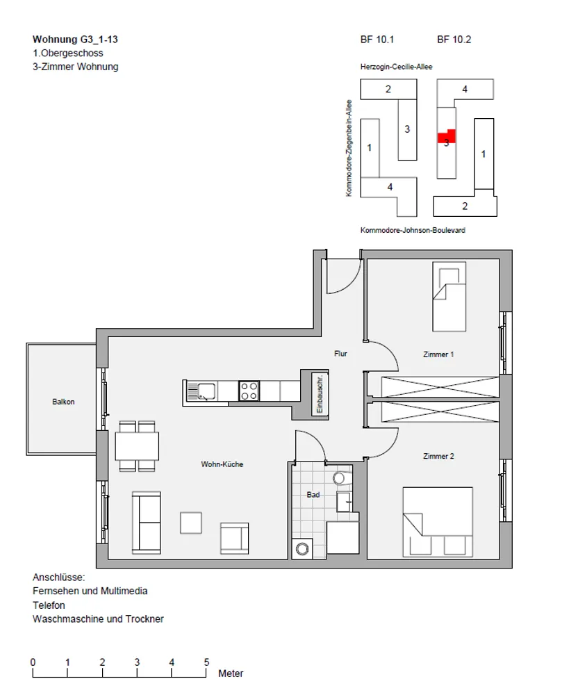 3 Zimmer Wohnung mit 83 m² in Bremen – Bild 12
