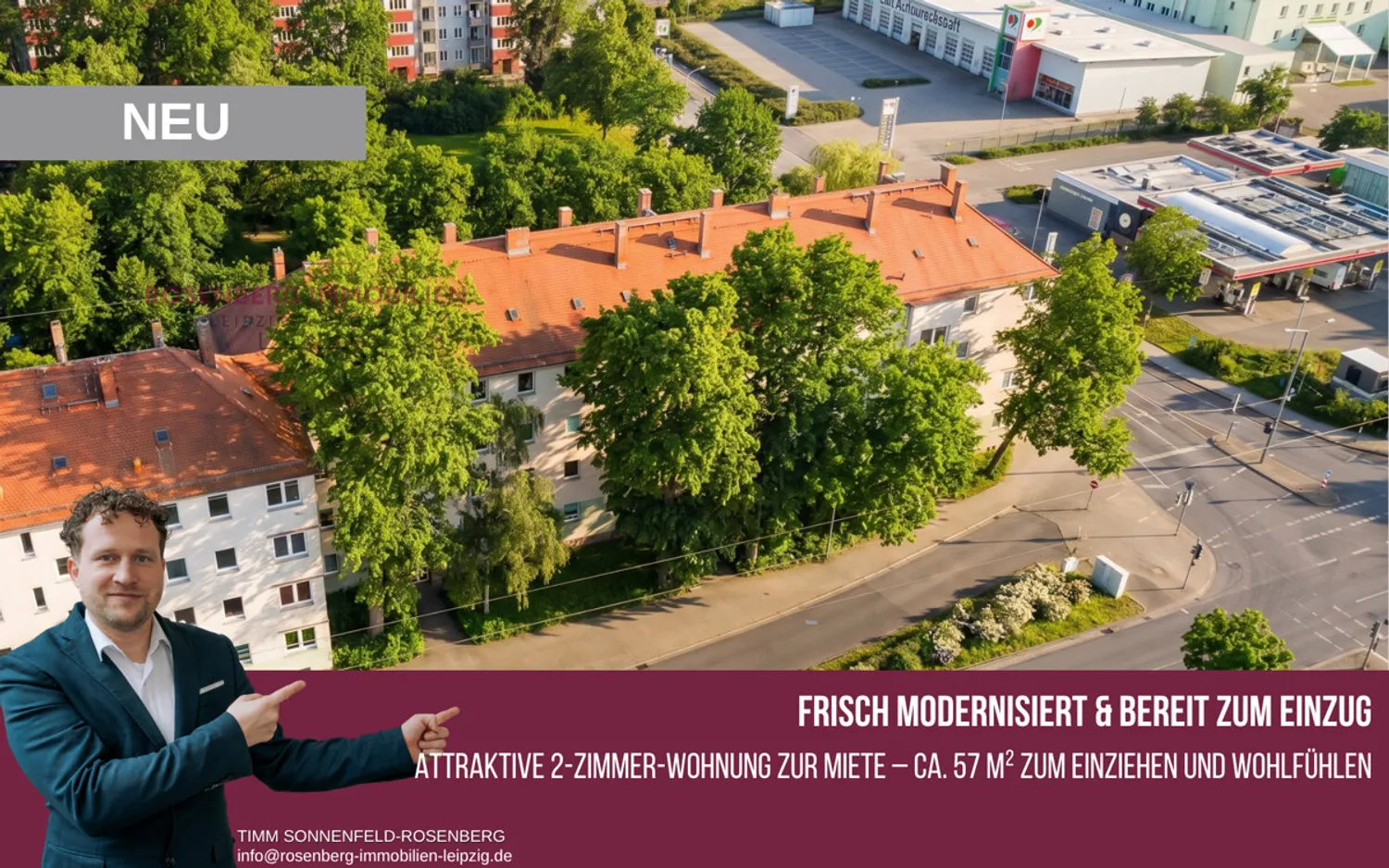 2 Zimmer Wohnung mit 57 m² in Leipzig – Bild 1
