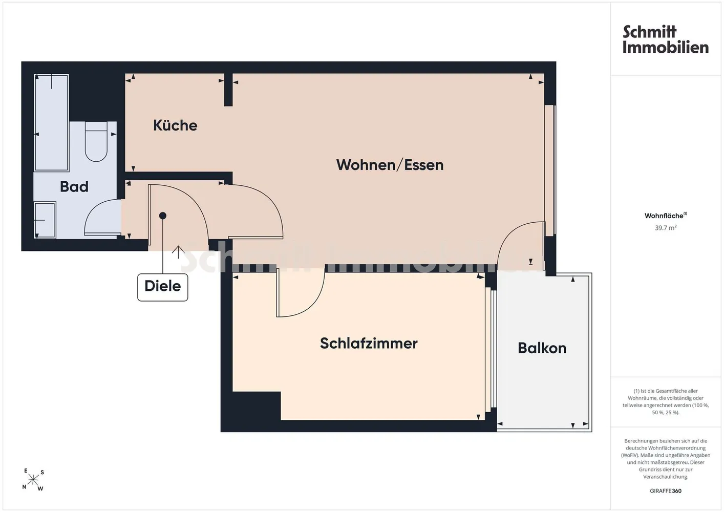 2 Zimmer Wohnung mit 40 m² in Frankfurt am Main – Bild 7