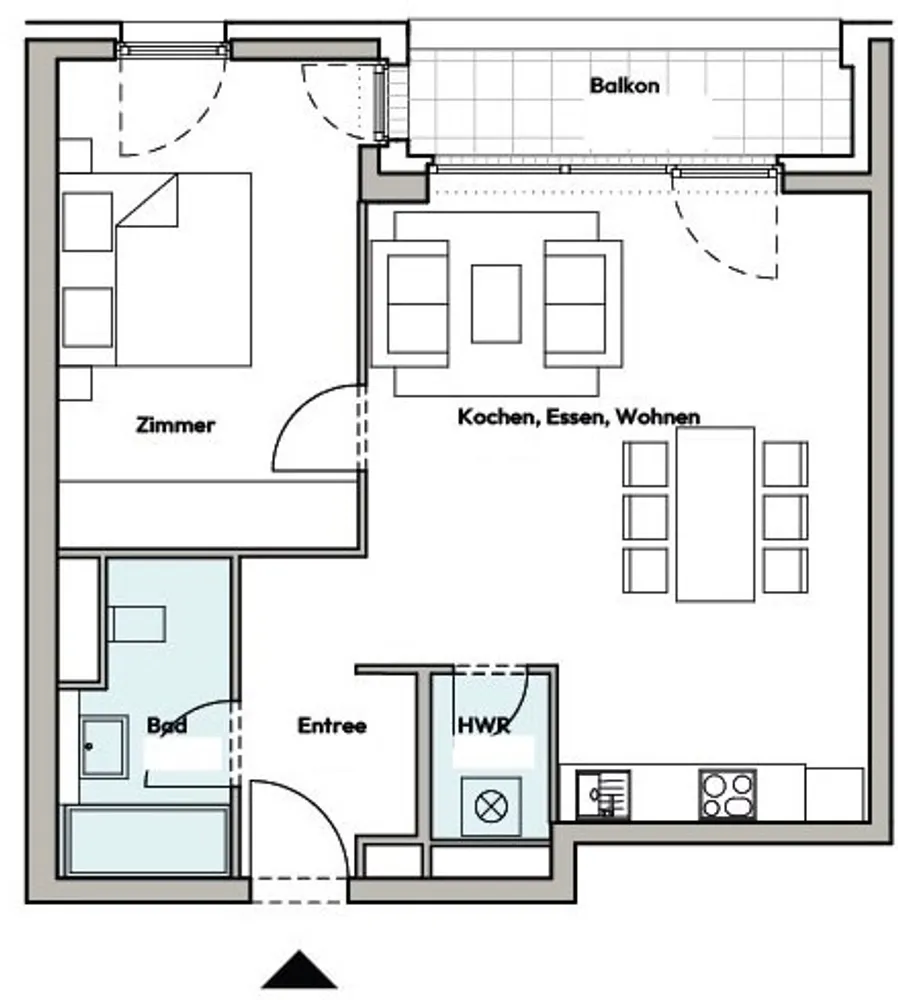 2 Zimmer Wohnung mit 63 m² in Frankfurt am Main – Bild 9