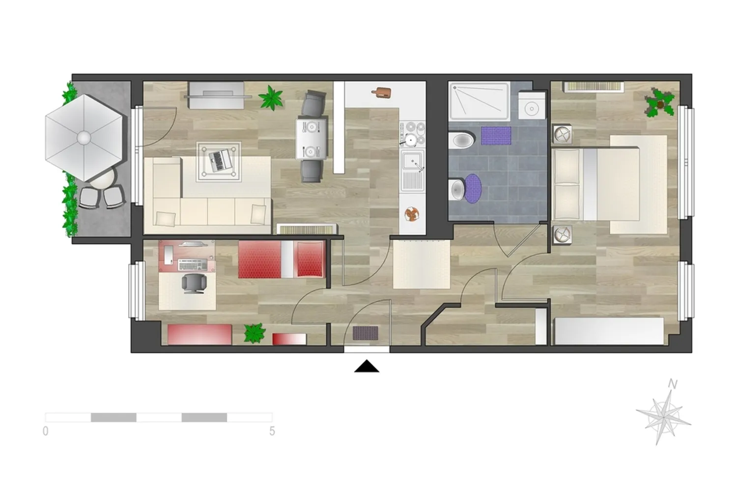 3 Zimmer Wohnung mit 68 m² in Chemnitz – Bild 9