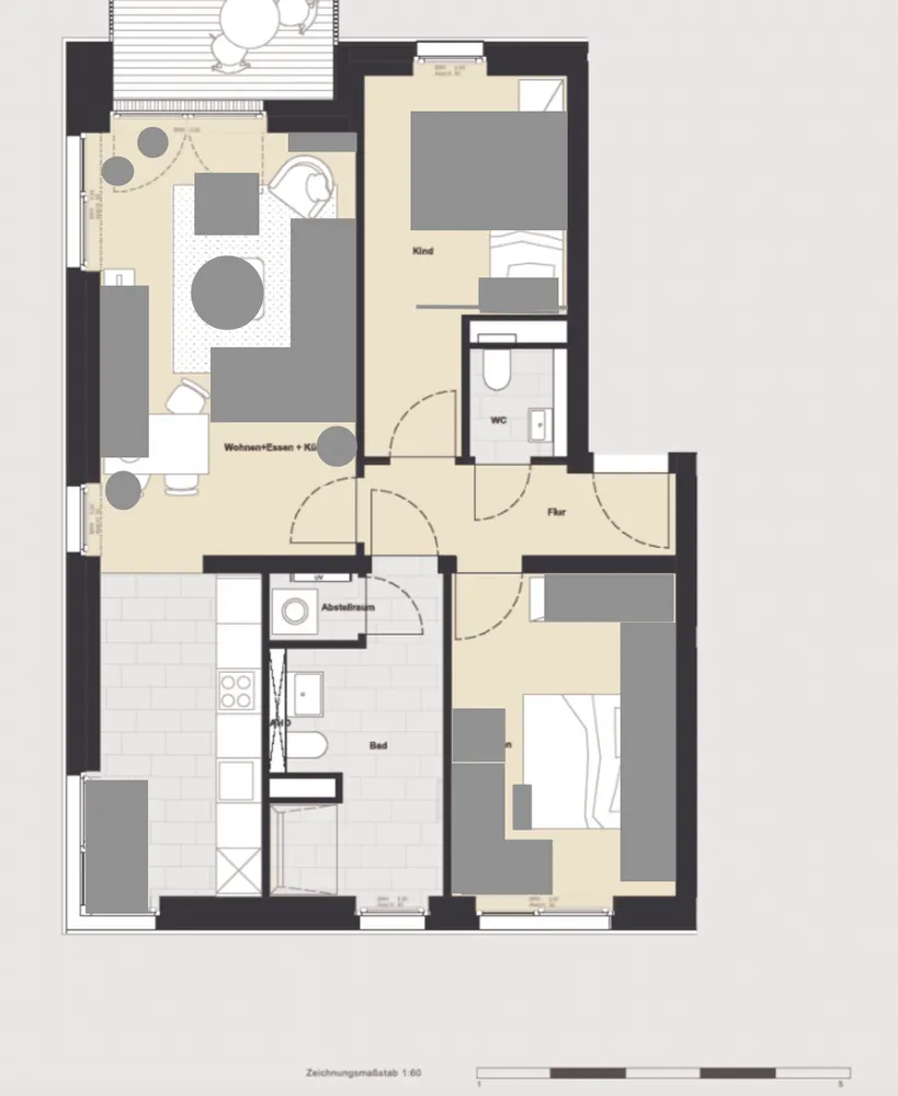 3 Zimmer Wohnung mit 74 m² in Hamburg – Bild 4