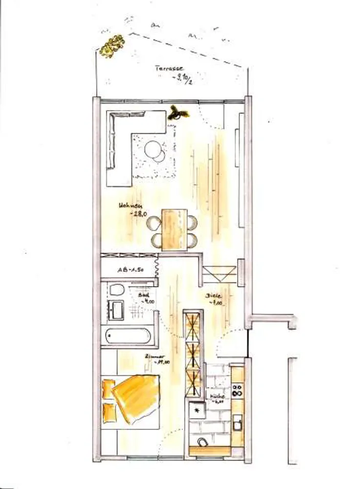 2 Zimmer Wohnung mit 65 m² in Freiburg im Breisgau – Bild 9