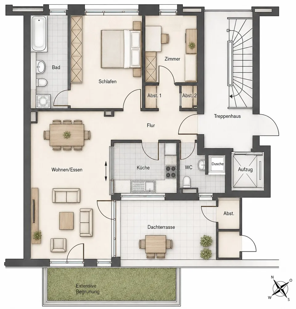 3 Zimmer Wohnung mit 84 m² in Hamburg – Bild 3