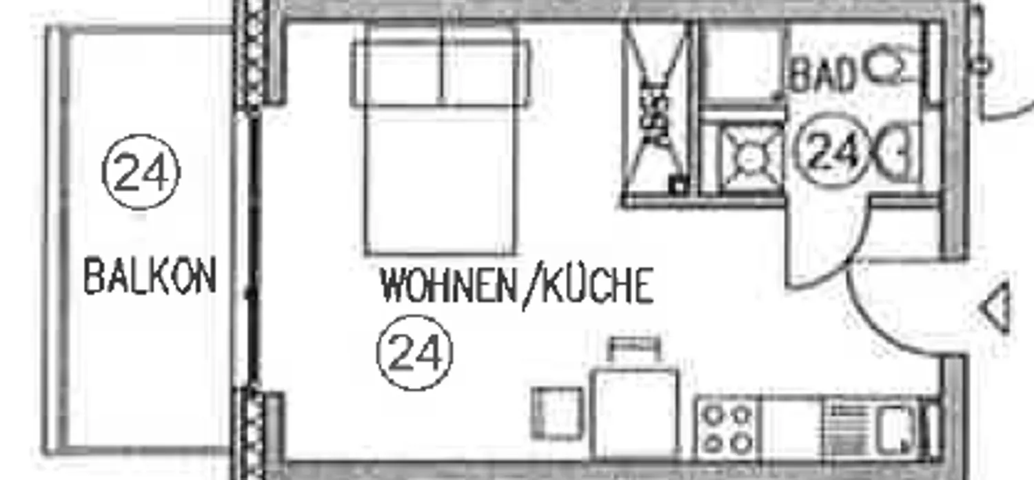 1 Zimmer Wohnung mit 27 m² in Oldenburg – Bild 7
