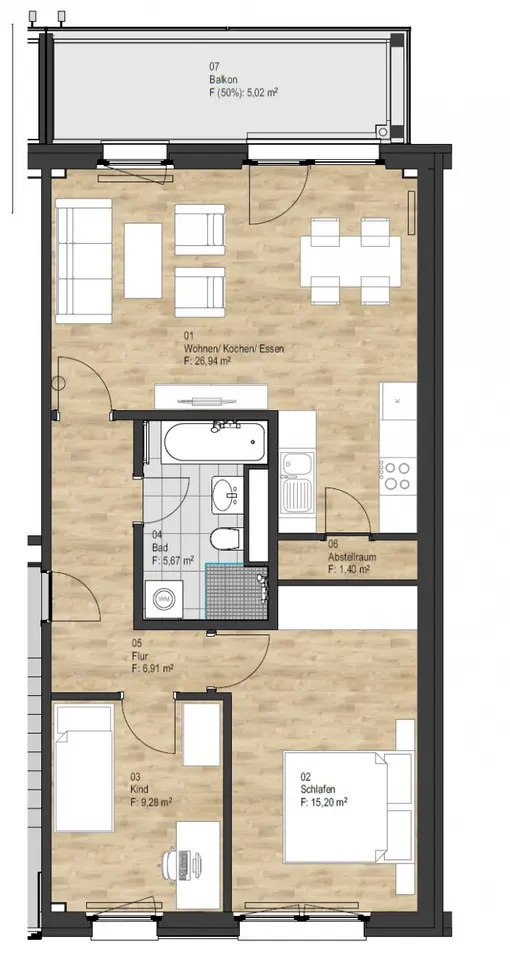 3 Zimmer Wohnung mit 70 m² in Limbach-Oberfrohna – Bild 10
