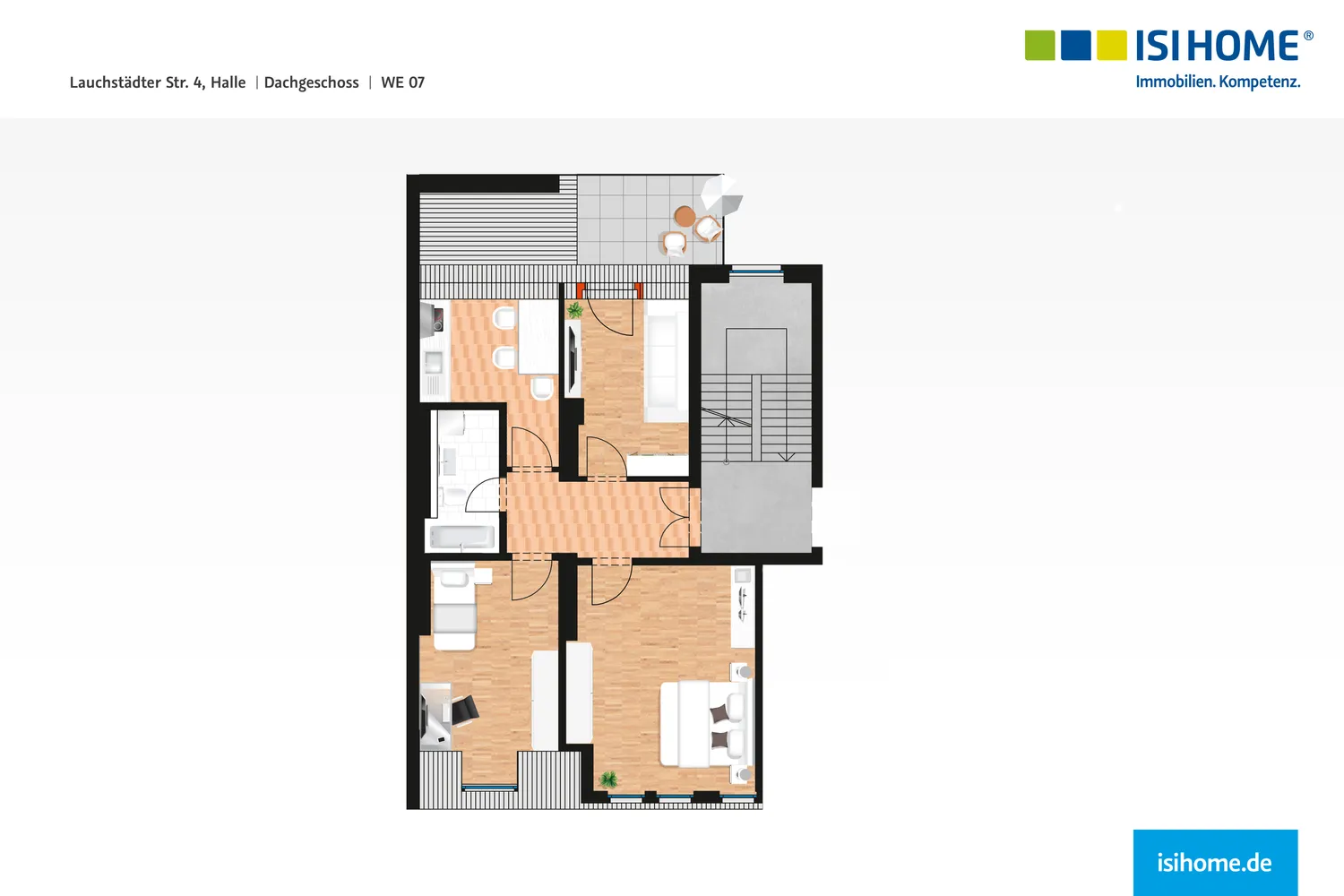 3 Zimmer Wohnung mit 63 m² in Halle (Saale) – Bild 9