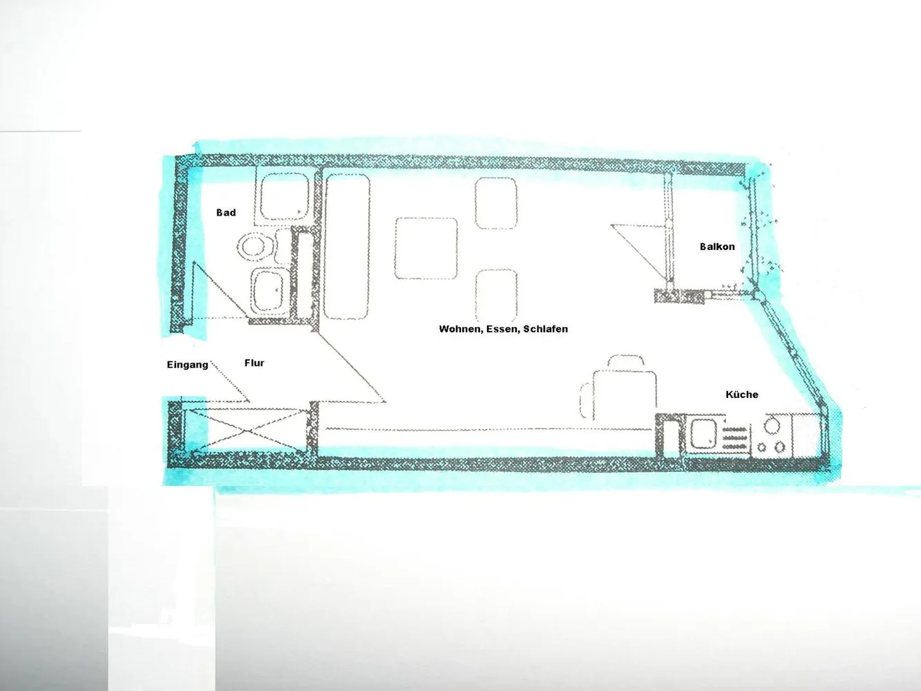 1 Zimmer Wohnung mit 30 m² in Kornwestheim – Bild 6