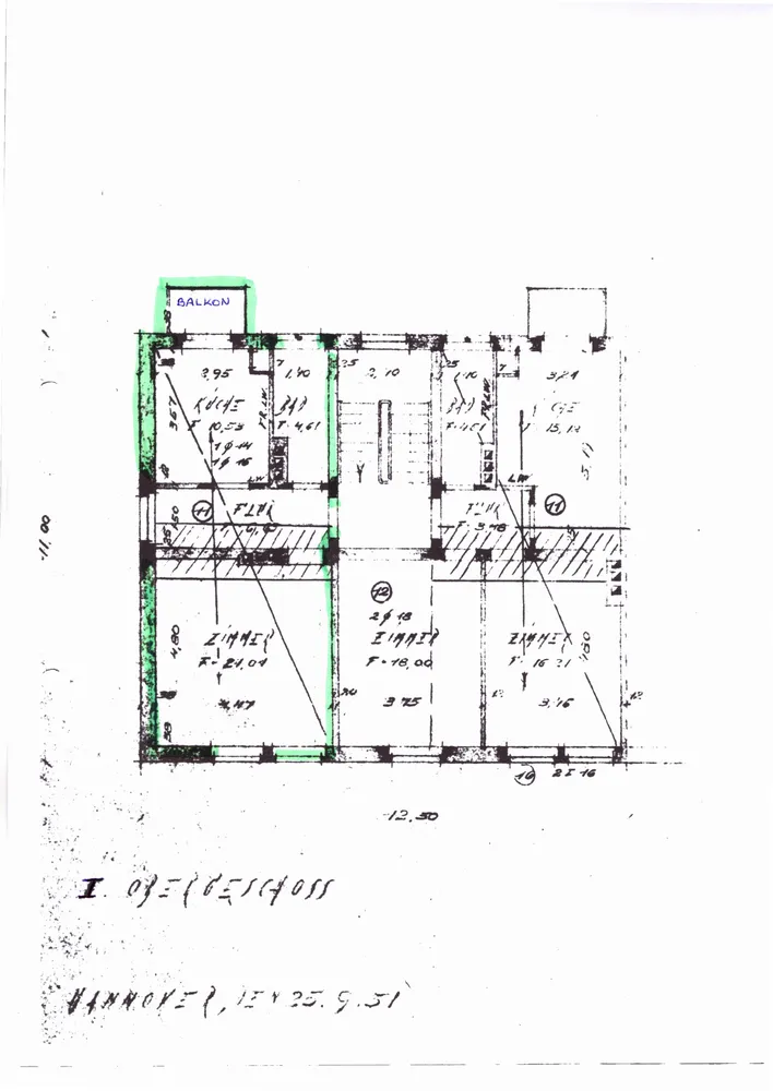 1 Zimmer Wohnung mit 44 m² in Hannover – Bild 3