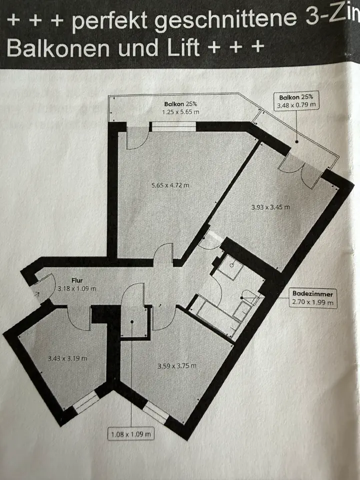 3 Zimmer Wohnung mit 79 m² in Werdau – Bild 7