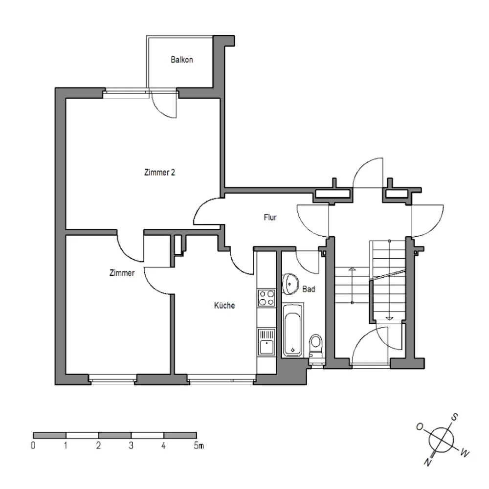 2 Zimmer Wohnung mit 56 m² in Bielefeld – Bild 6