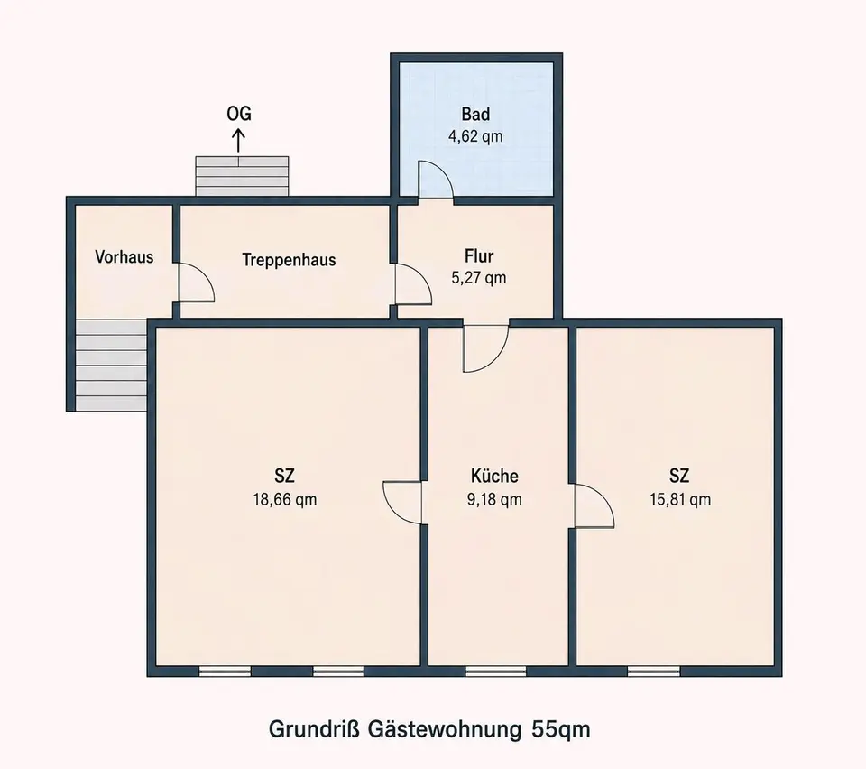 Shared room with 55 m² in Chemnitz – Photo 4