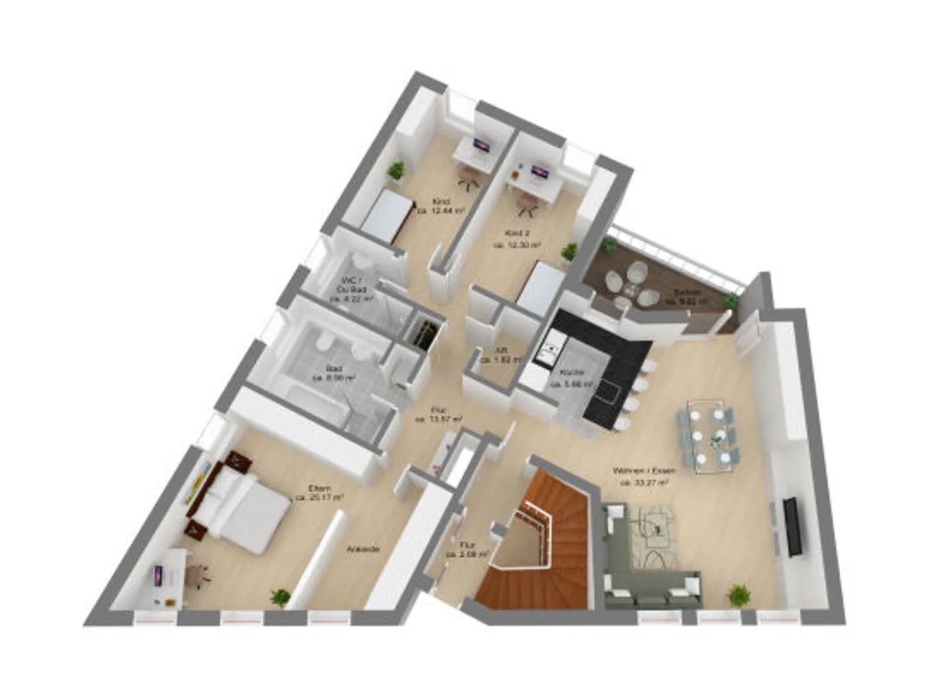 4 Zimmer Wohnung mit 121 m² in Wiesbaden – Bild 10