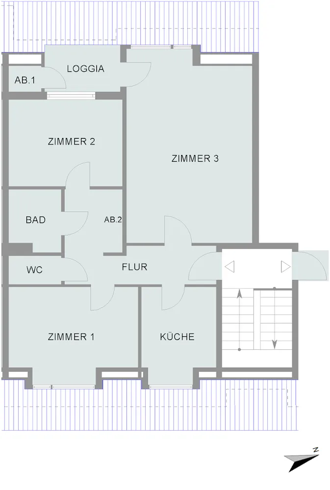 3 room apartment with 69 m² in Bremen – Photo 2