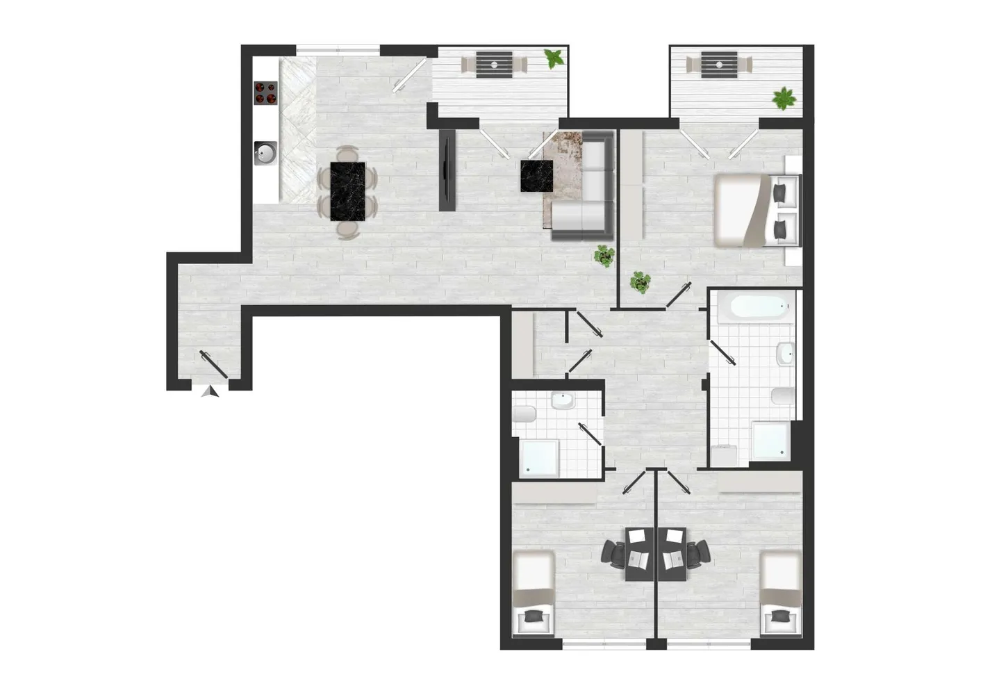 4 Zimmer Wohnung mit 121 m² in Leipzig – Bild 5