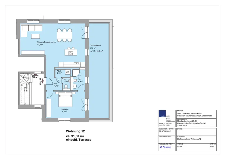 2 Zimmer Wohnung mit 91 m² in Stade – Bild 5