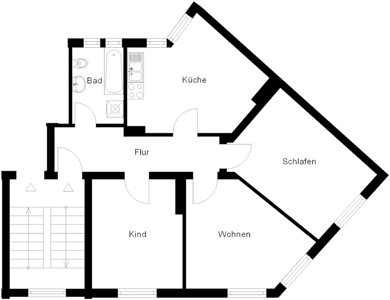 3 Zimmer Wohnung mit 71 m² in Neuwied – Bild 2