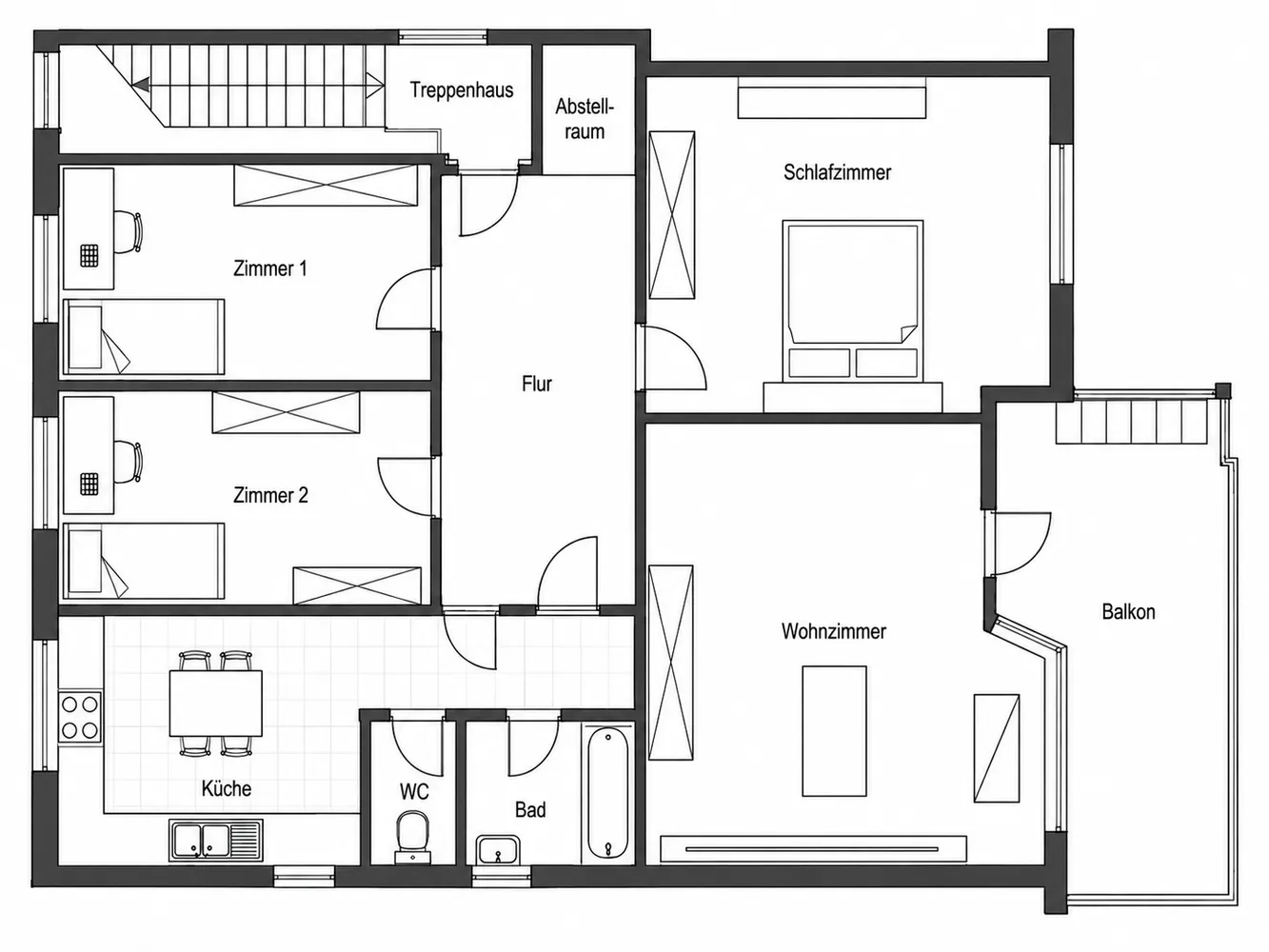 3 Zimmer Wohnung mit 88 m² in Hamburg – Bild 11