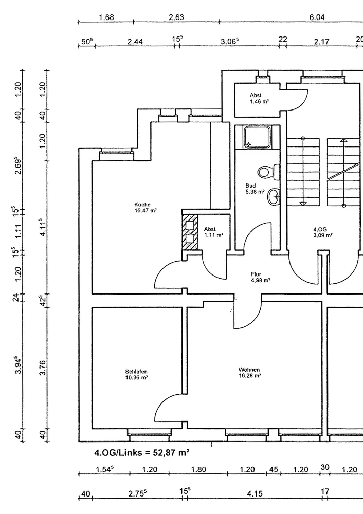 3 Zimmer Wohnung mit 53 m² in Hannover – Bild 8