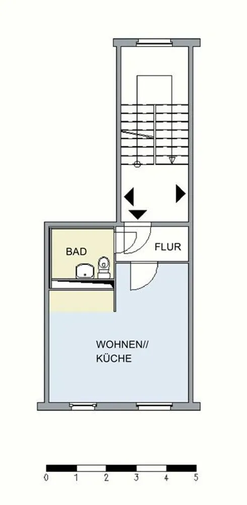 1 Zimmer Wohnung mit 26 m² in Neubrandenburg – Bild 3
