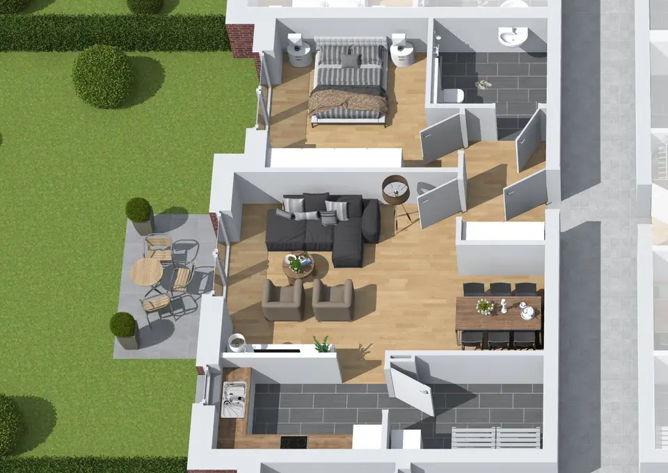 2 Zimmer Wohnung mit 62 m² in Oldenburg – Bild 3