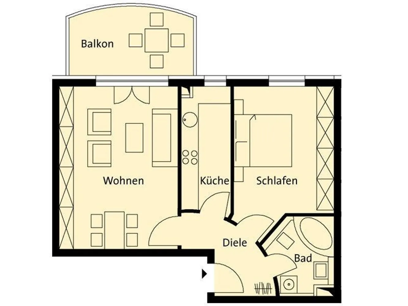 2 Zimmer Wohnung mit 58 m² in Nürnberg – Bild 8