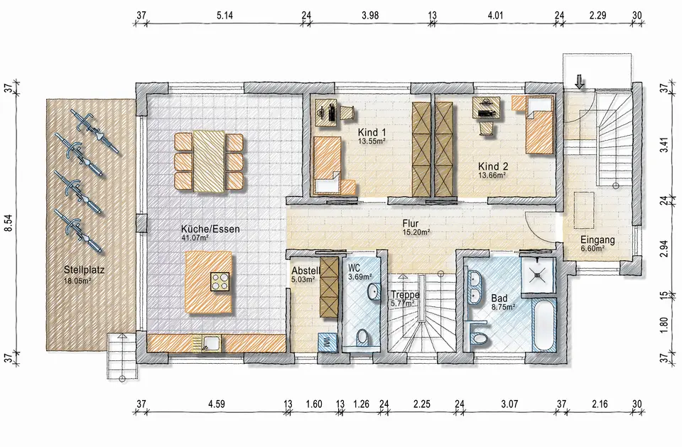 5 Zimmer Haus mit 165 m² in Bühl – Bild 4
