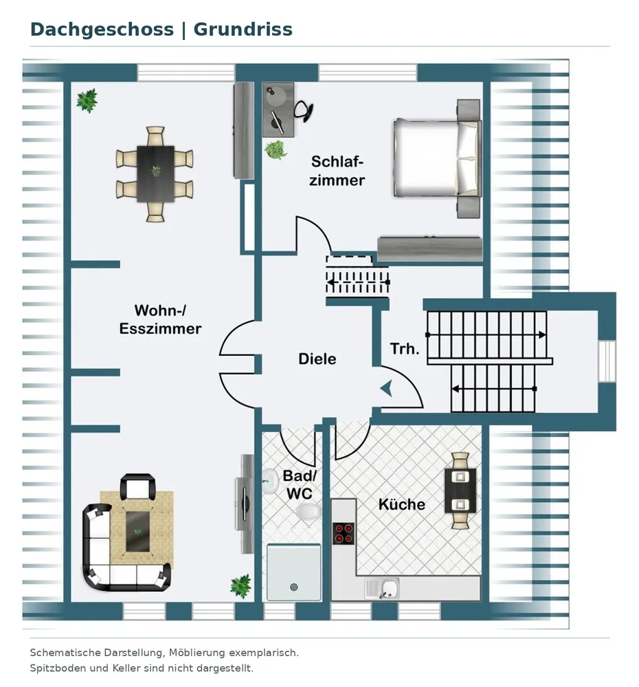 3 Zimmer Wohnung mit 85 m² in Essen – Bild 4