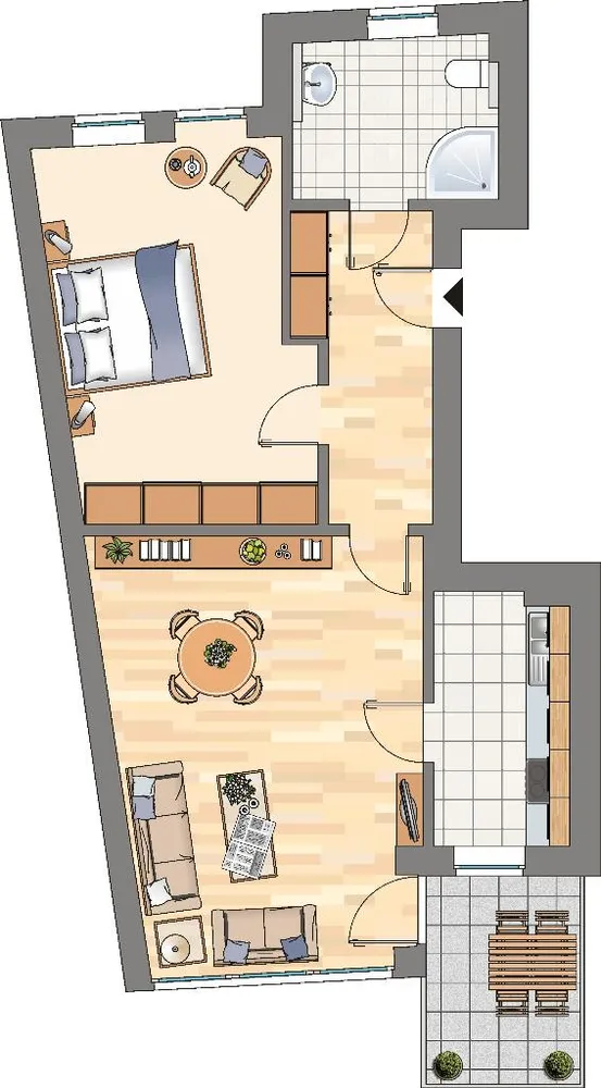 2 Zimmer Wohnung mit 60 m² in Dortmund – Bild 3
