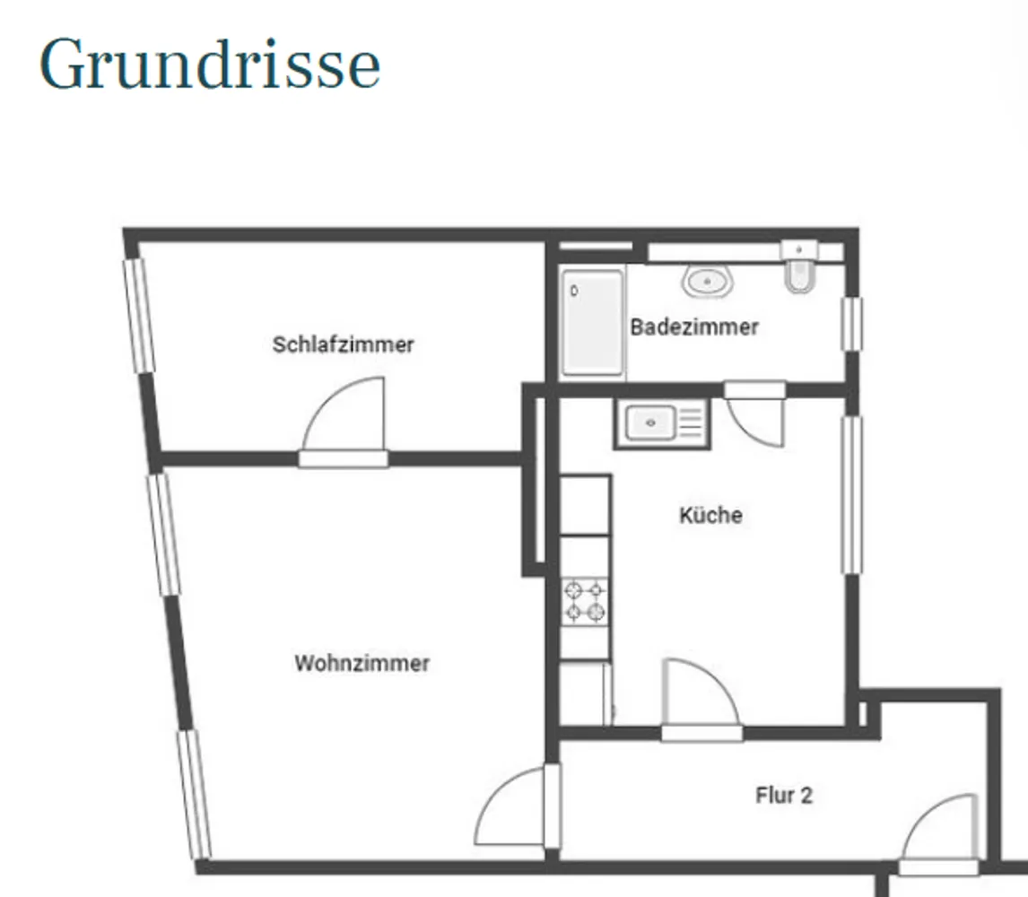 2 Zimmer Wohnung mit 43 m² in Bonn – Bild 9