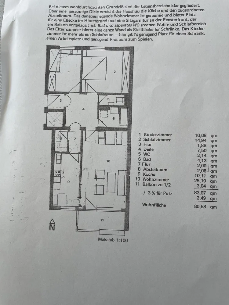 3 Zimmer Wohnung mit 81 m² in München – Bild 9