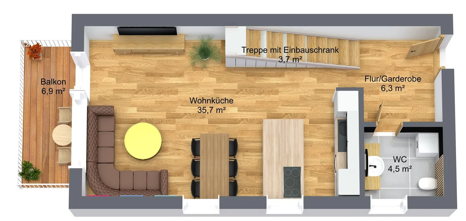 3 room apartment with 95 m² in Chemnitz – Photo 4