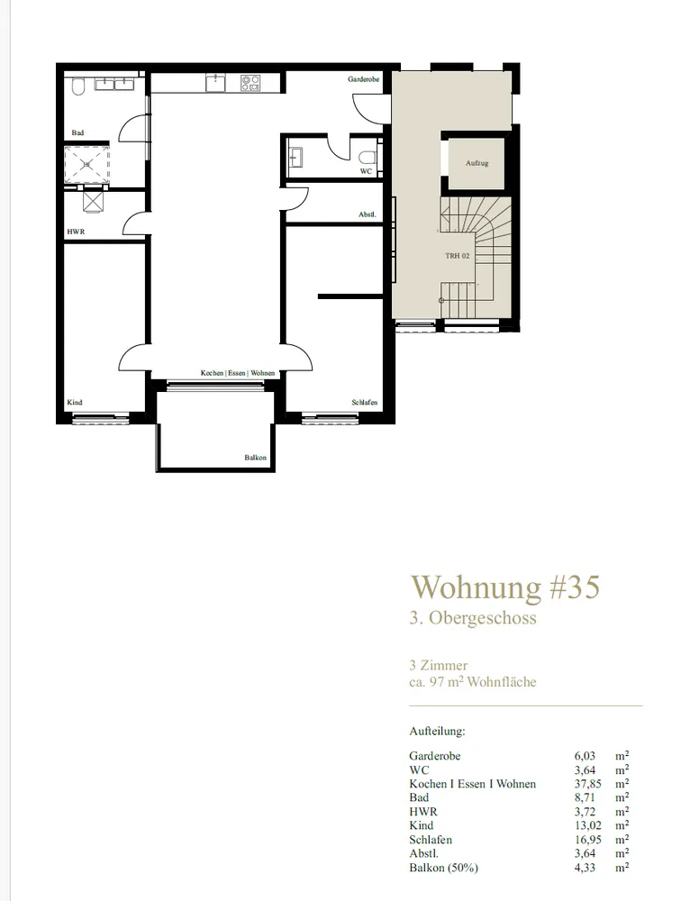 3 Zimmer Wohnung mit 97 m² in Aschaffenburg – Bild 5
