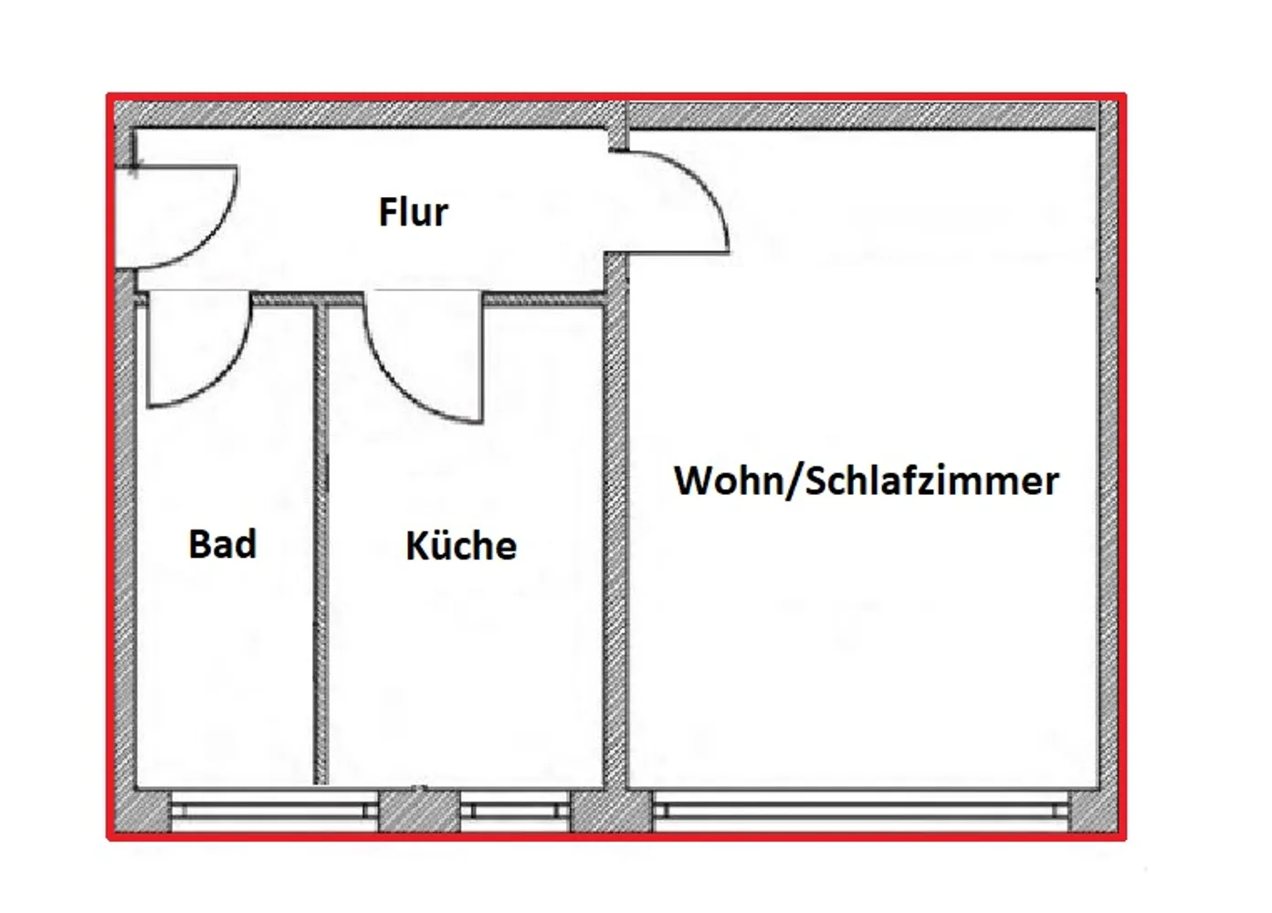 1 Zimmer Wohnung mit 33 m² in Magdeburg – Bild 8