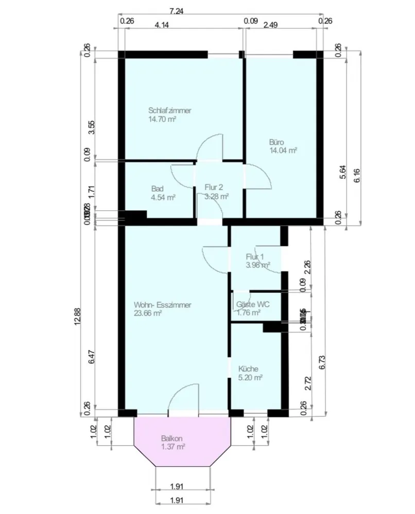 3 room apartment with 73 m² in Cologne – Photo 1