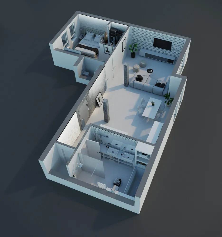 2 Zimmer Wohnung mit 80 m² in Nürnberg – Bild 1