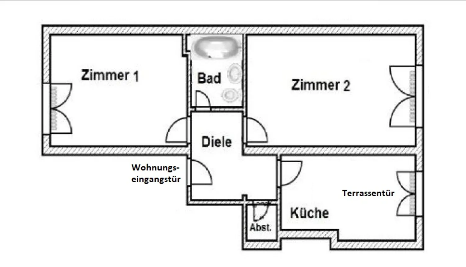 2 Zimmer Wohnung mit 54 m² in Aachen – Bild 10