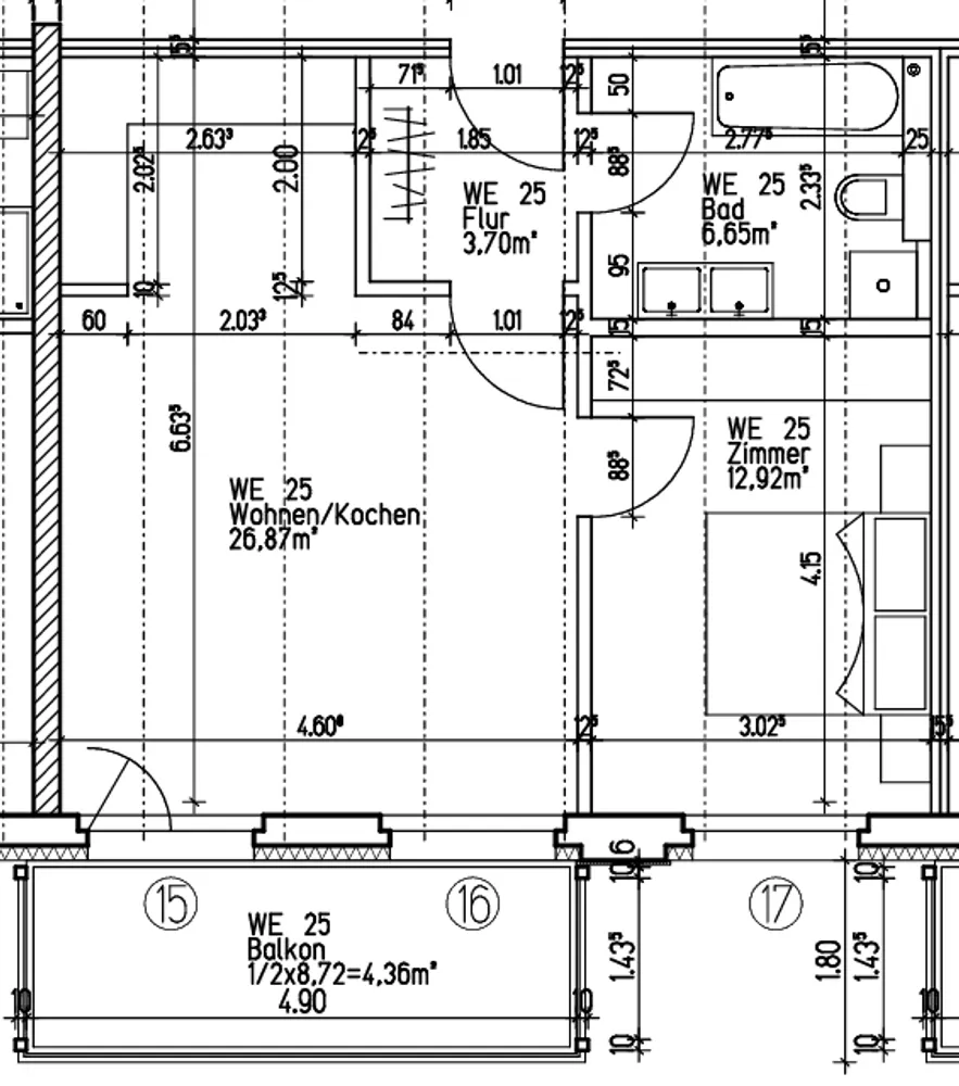 2 Zimmer Wohnung mit 55 m² in Leipzig – Bild 2